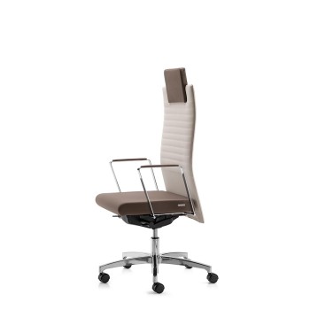 Fauteuil ergonomique DAMA tissu ou resille