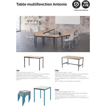 table multifonction